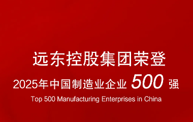 远东荣登“2025中国制造业企业500强”